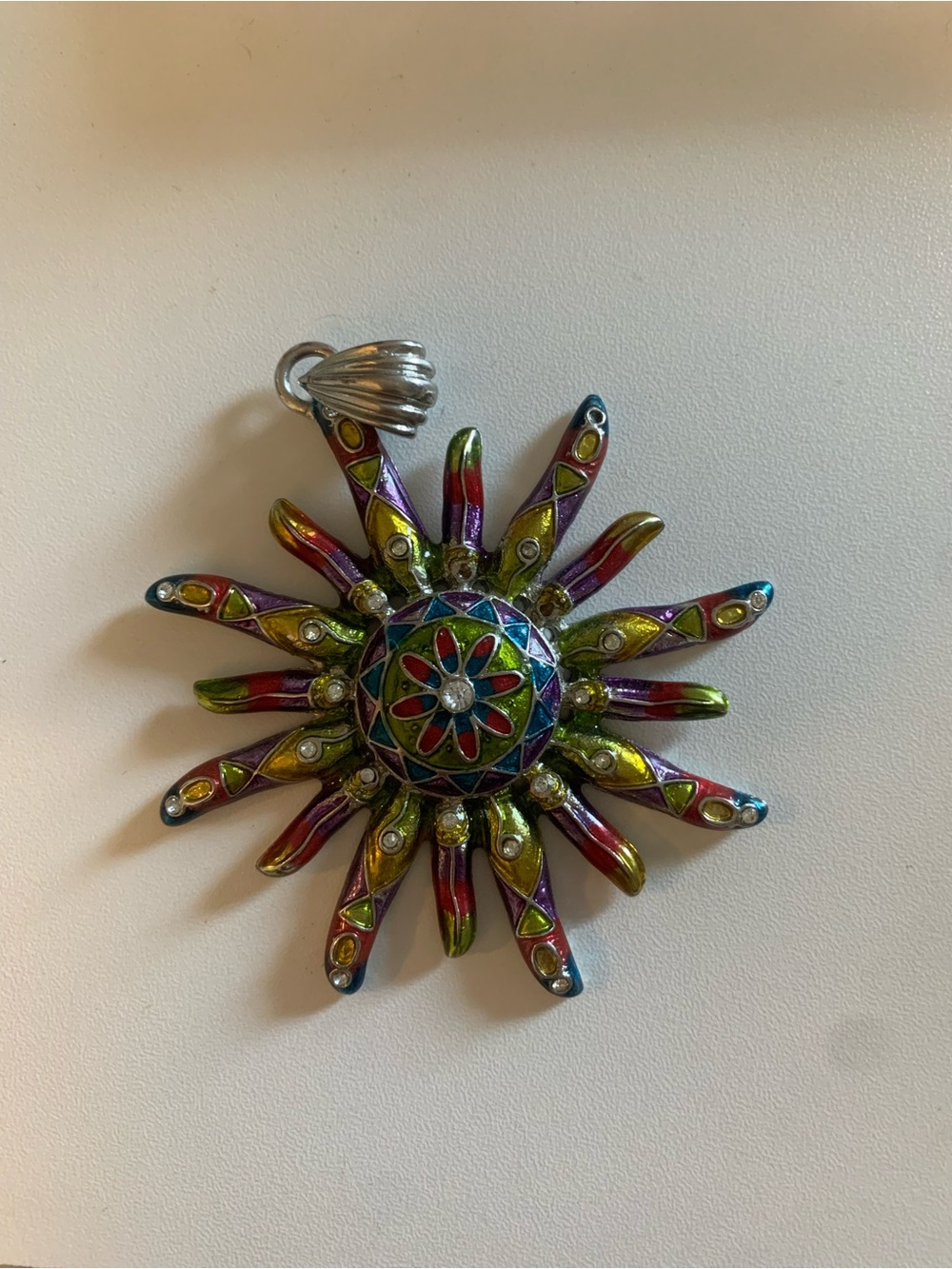 ⭐️3 for $10⭐️ Colourful Jewelled Sun Pendant